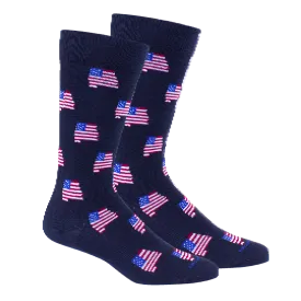 Alabama USA Flag Crew Socks