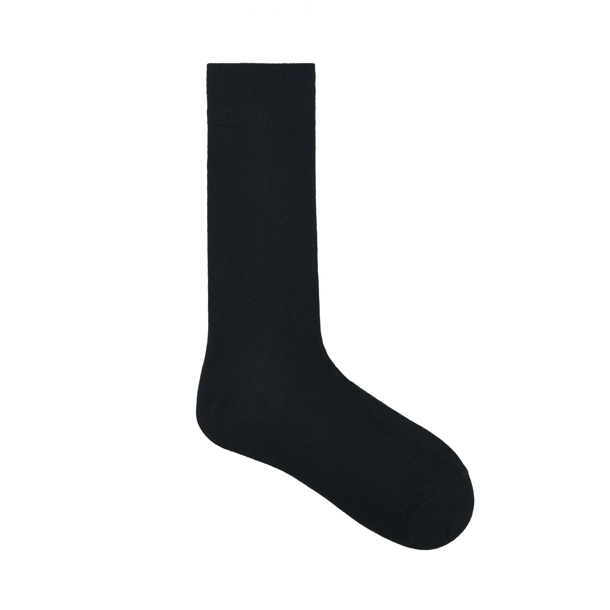 Balenzia Comfortable Solid color Crew length School Socks for Kids (Pack of 5)- Black, White (5N/1U)