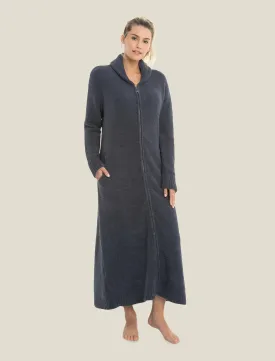 Barefoot Dreams - CozyChic Full Zip Robe in Pacific Blue