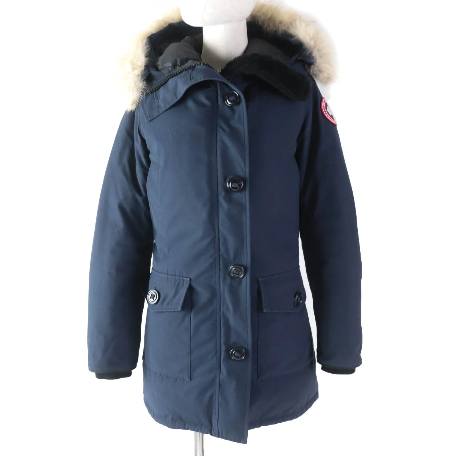 Canada Goose Bronte Parka Down Coat Navy XS