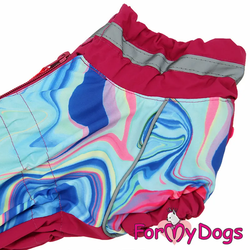 Dachshund Water Ripple Heavyweight Rain Suit For Girls SPECIAL ORDER