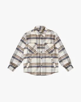 EPTM SIDE SLIT FLANNEL-CREAM