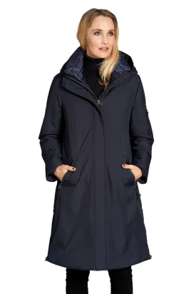 ERICA Waterproof Raincoat with Detachable Hood 2689