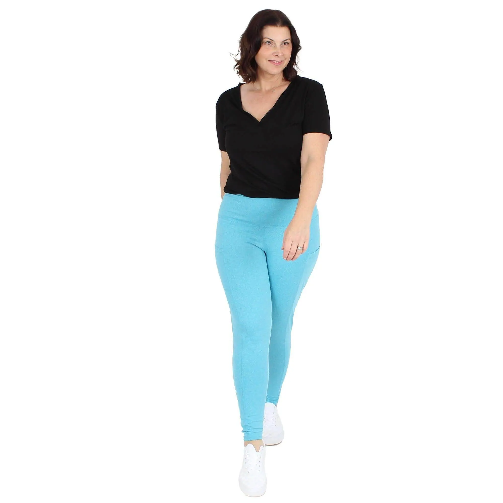 Flow Legging with Pockets | Ocean