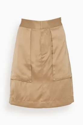 Gonne Adriana Skirt in Gold Camel