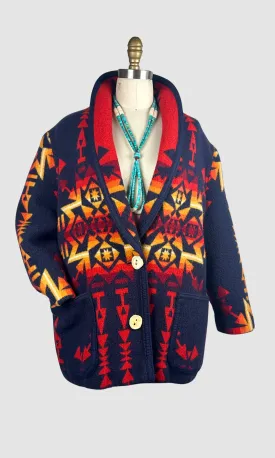 GREAT BASIN CAPOTES 1980s Blanket Coat • Medium