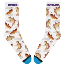 Guy Harvey North Carolina Redfish Socks