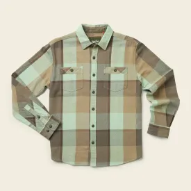 Howler Brothers Men's Rodanthe Flannel - Riddell Plaid : Treehouse