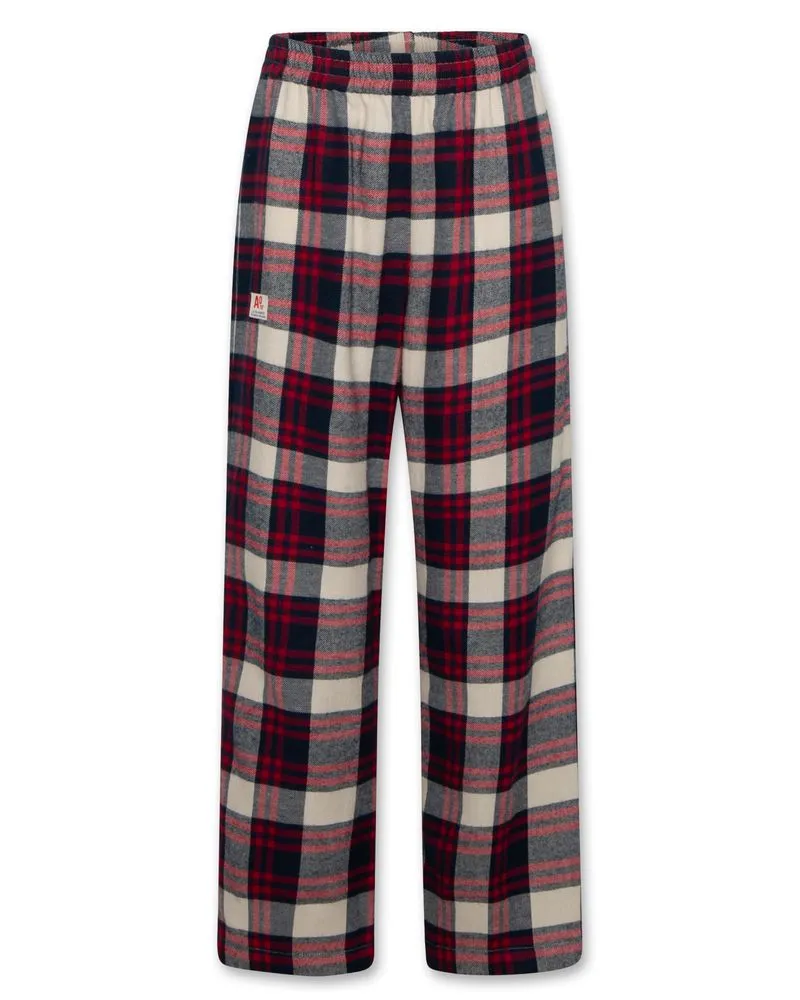 le pajama pants   t-shirt - navy cruz check