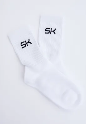 Long Tennis Socks, white