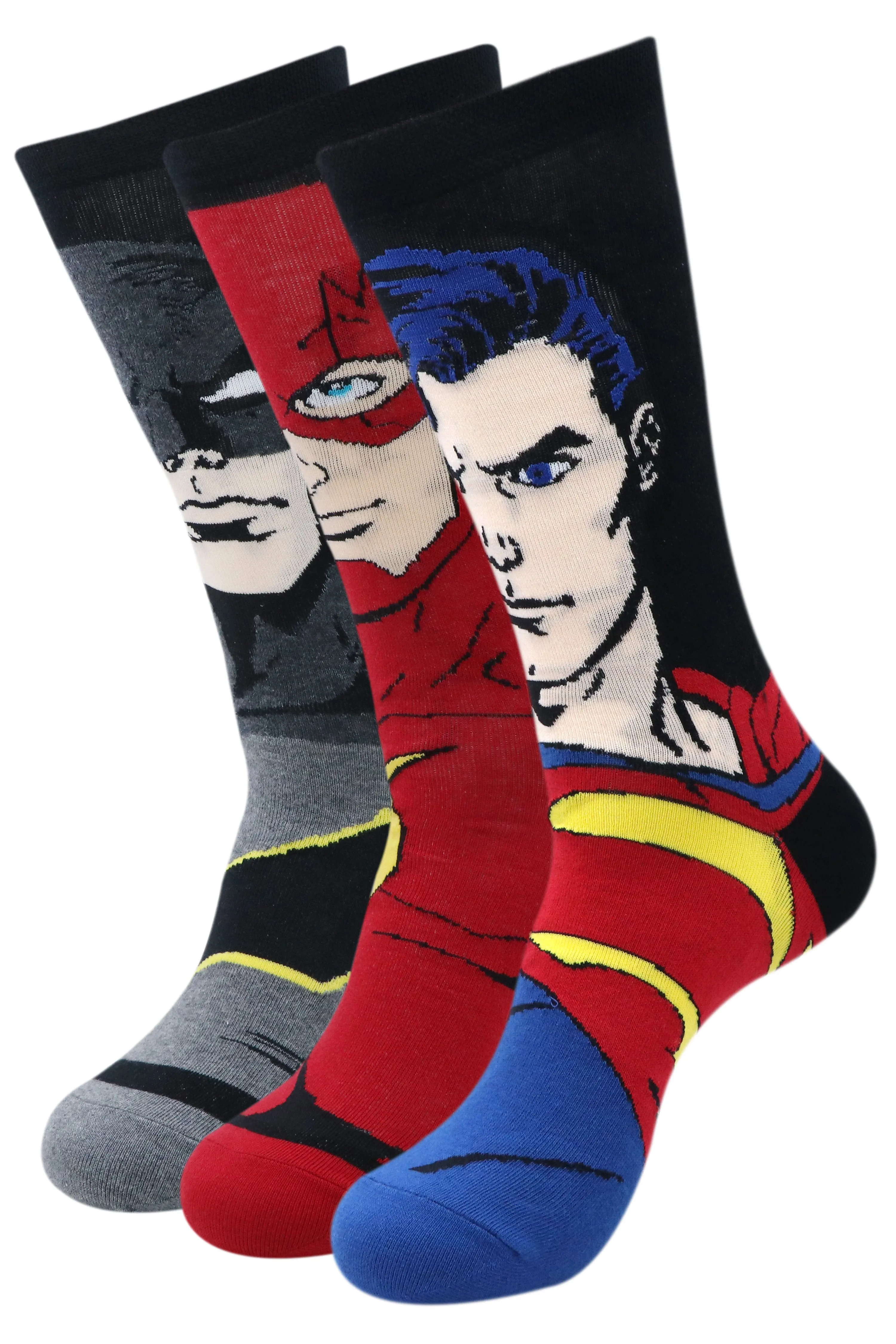 Men's Justice League | Superman Theme Gift Box | Socks and Cap | Officially Licensed