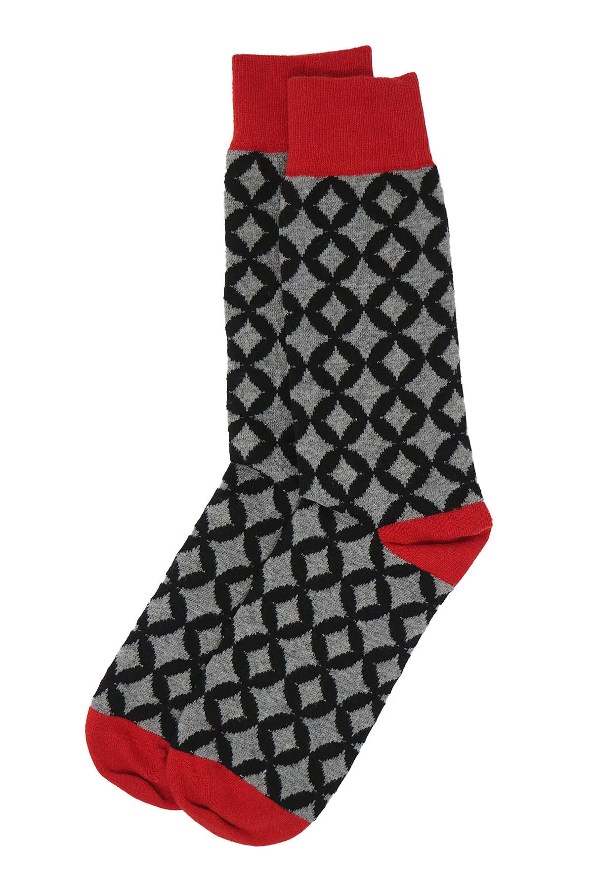 Mosaic Men's Socks - Black