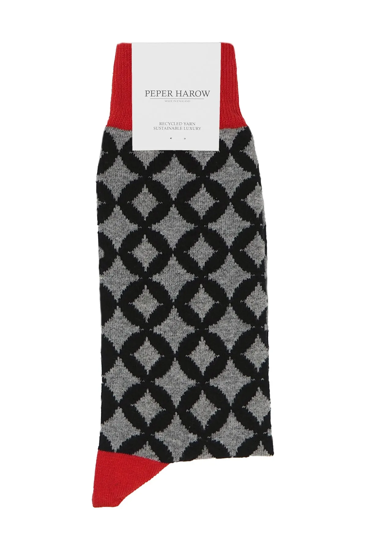 Mosaic Men's Socks - Black