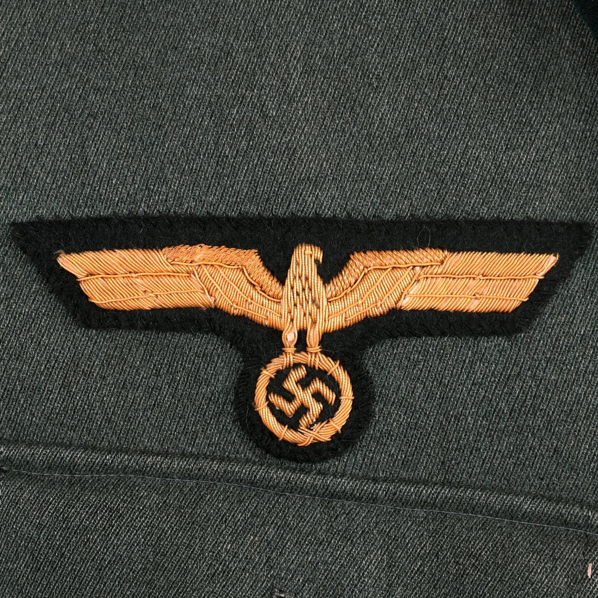 Original German WWII 14th Panzer Division Commander Generalleutnant Friedrich W. Sieberg Uniform Tunic - Formerly Part of the A.A.F. Tank Museum