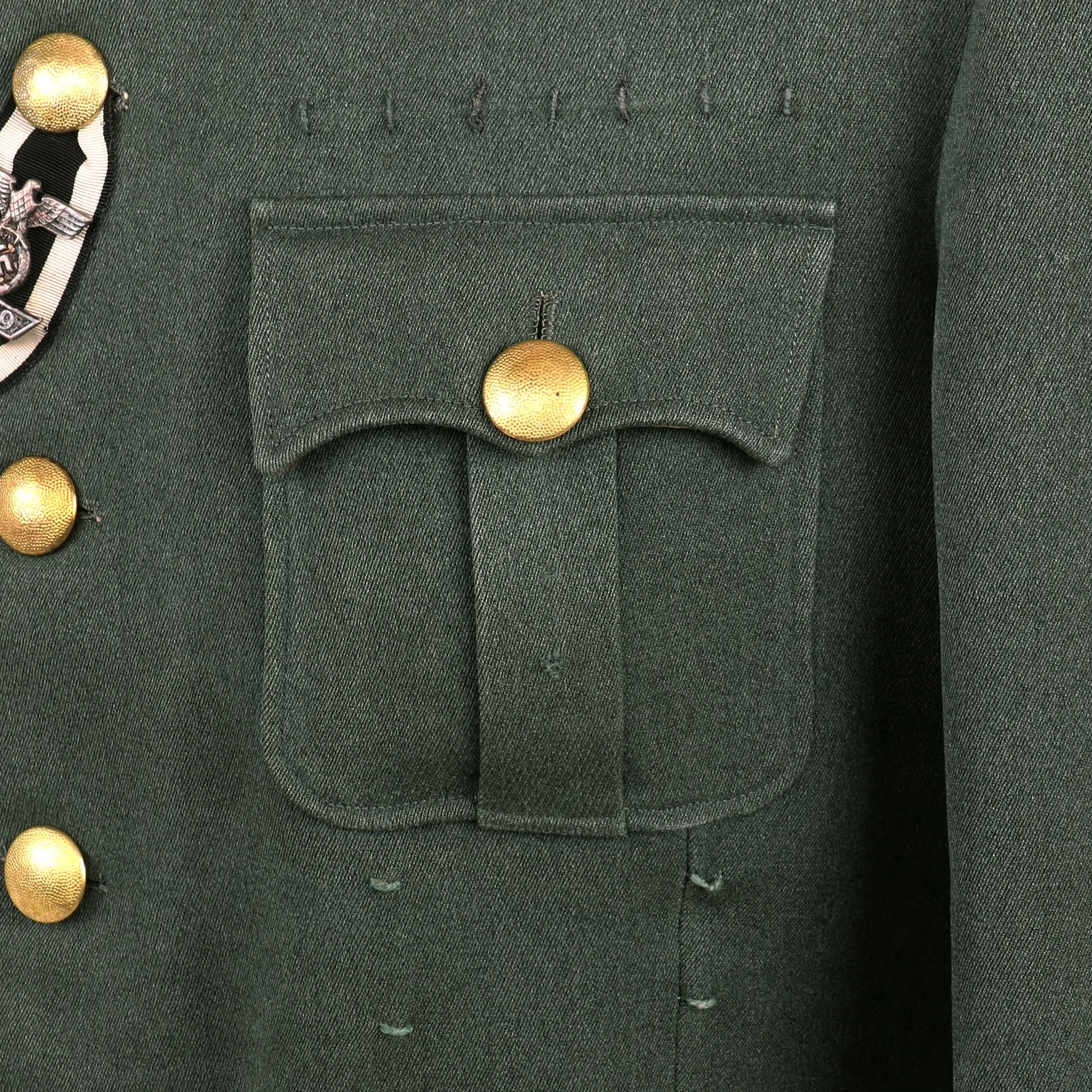 Original German WWII 14th Panzer Division Commander Generalleutnant Friedrich W. Sieberg Uniform Tunic - Formerly Part of the A.A.F. Tank Museum