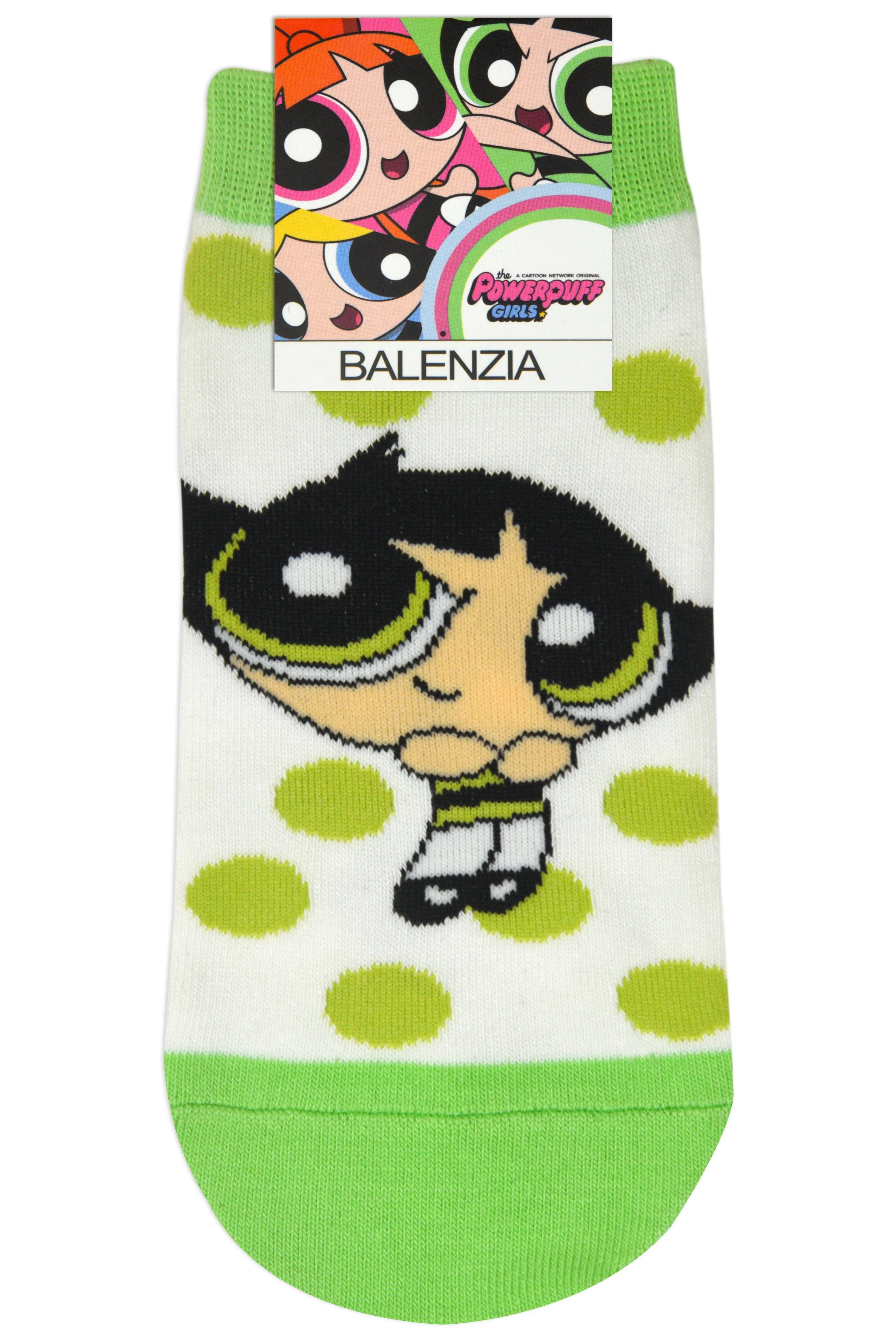 Powerpuff Girls By Balenzia Low Cut Socks for Kids (Pack of 3 Pairs/1U)(4-6 YEARS)