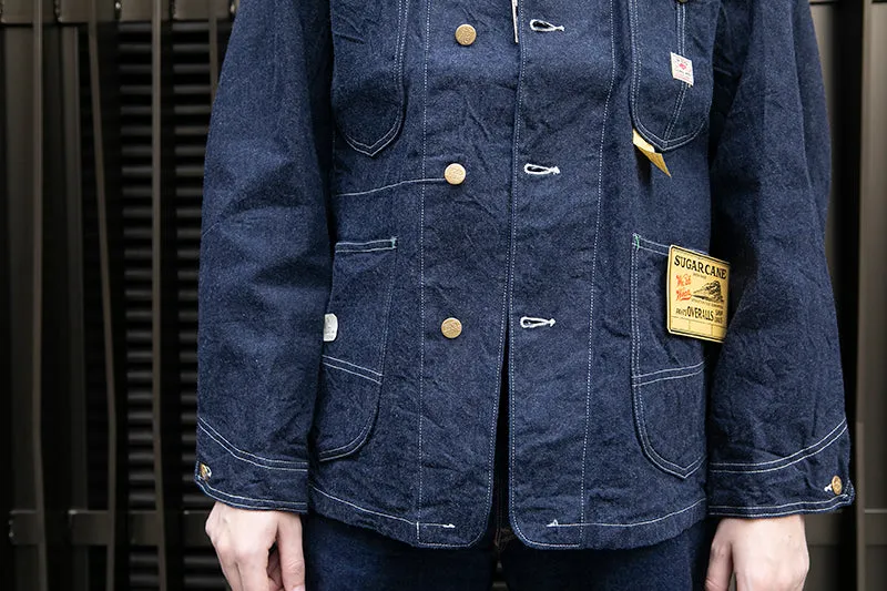 Sugar Cane 11oz Blue Denim Work Coat