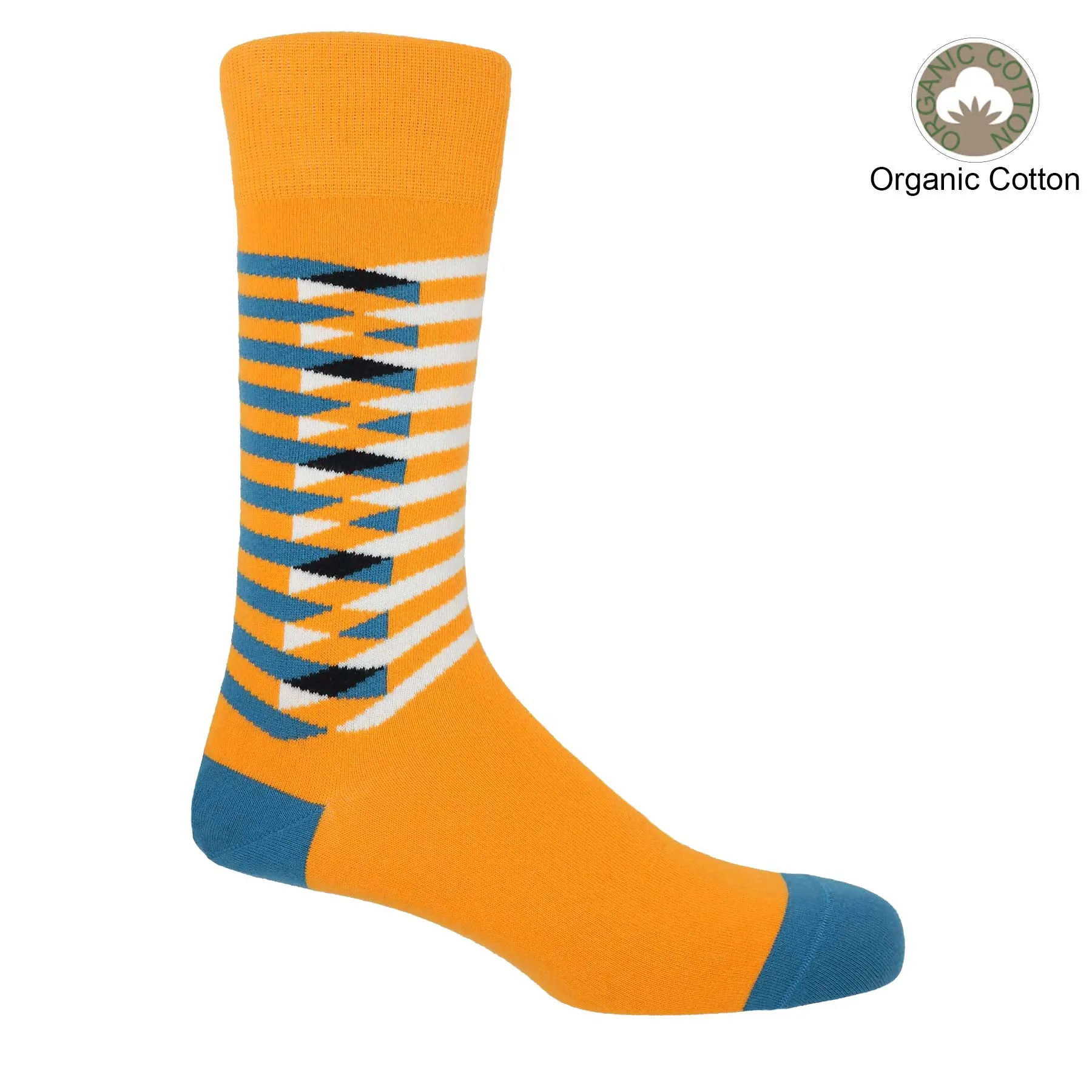 Symmetry Organic Men's Socks - Yellow