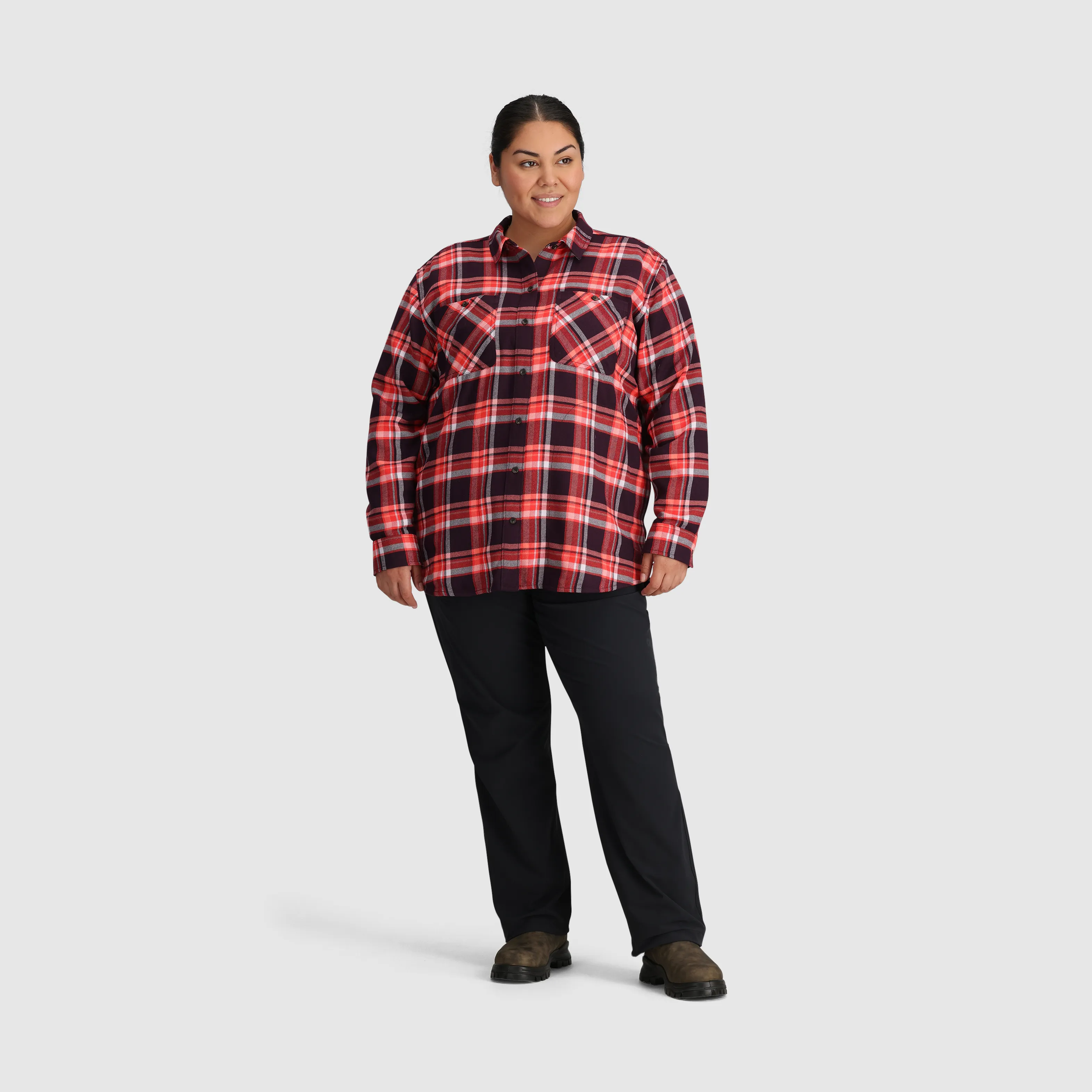 Women's Feedback Flannel Twill Shirt-Plus