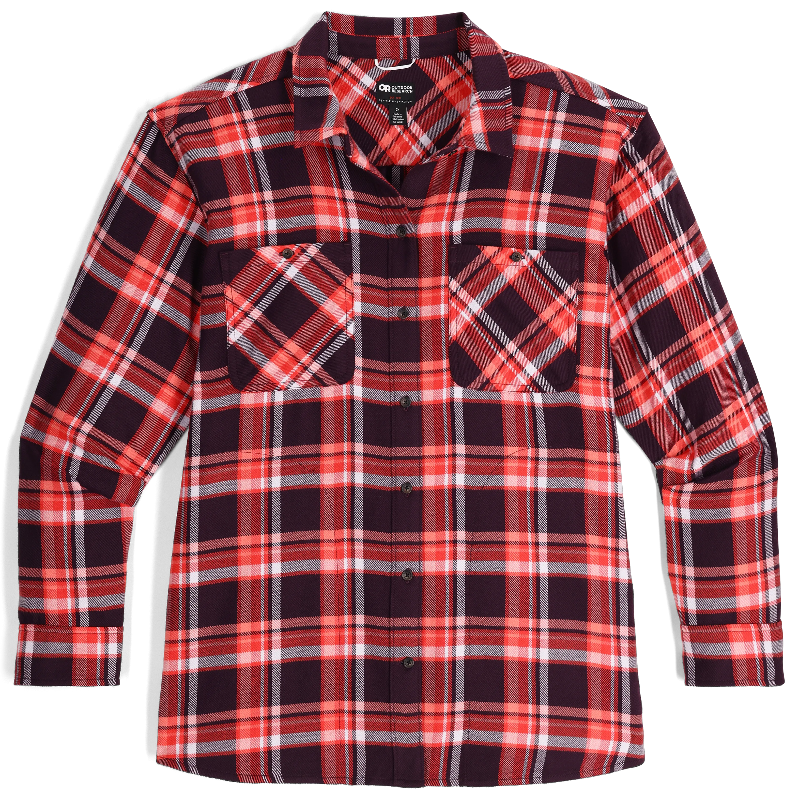 Women's Feedback Flannel Twill Shirt-Plus