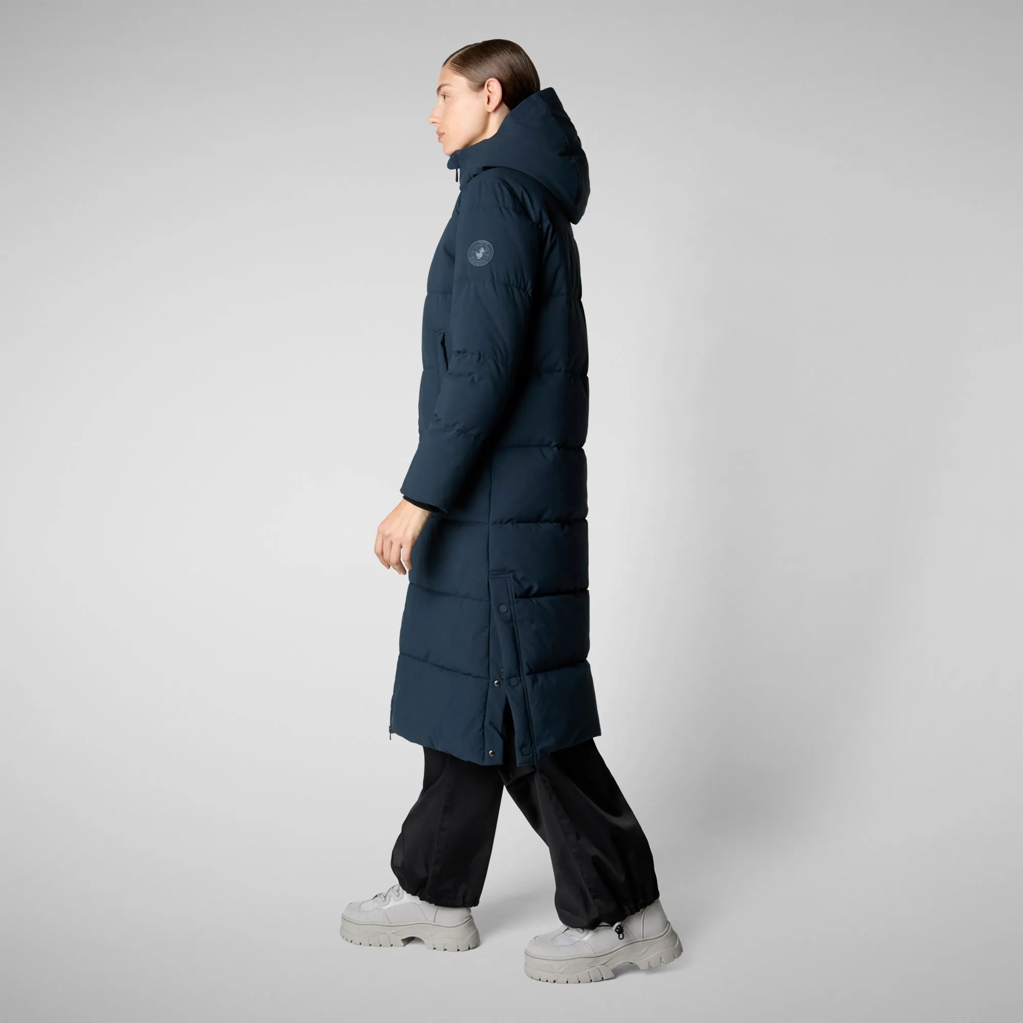 Women's Hooded Parka Missy in blue black